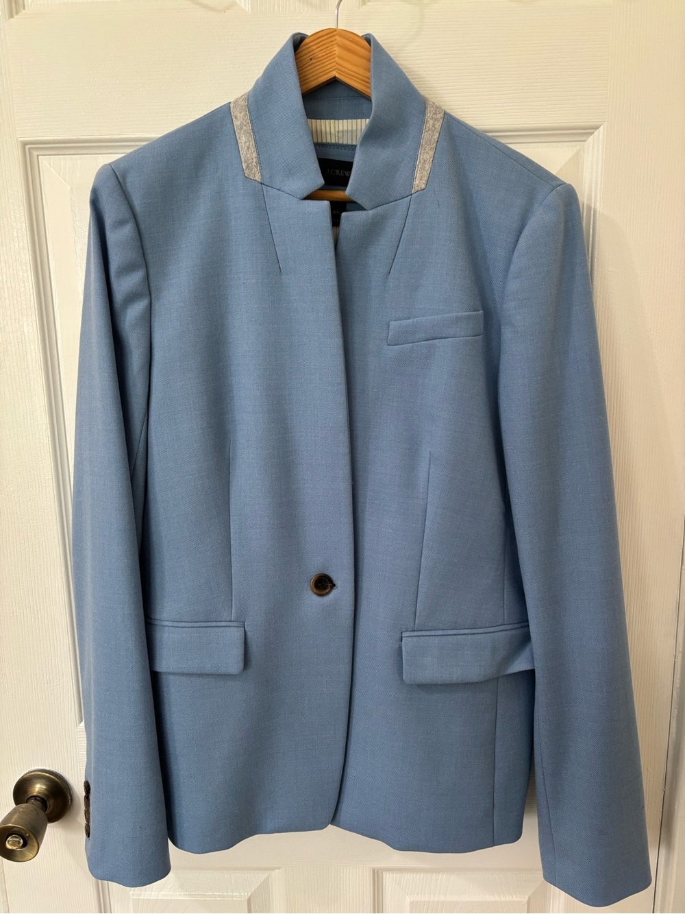 J. Crew Regent Wool blazer in Light Blue 10T
